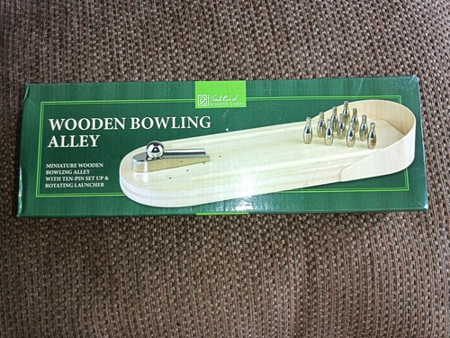 Wooden bowling alley - bowling,
