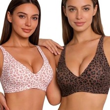 Women Jelly Bras Wireless Deep