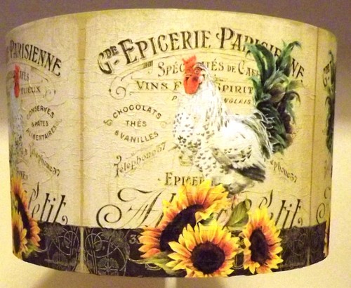 Chicken lampshade french - lampshade,