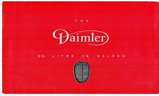 Daimler 2.5 Litre V8 1962-1967 UK Market Foldout Sales Brochure Jaguar Mark 2
