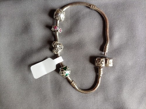 Pandora bracelet with charms - pandora, 4
