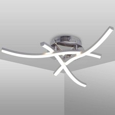 LED Ceiling Lights - Elegant Curved Design Ceiling Light,21W Cool White Light 60