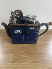 AGA Dark Blue Teapot by