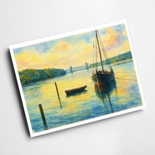 A4 PRINT - Menai Straits &