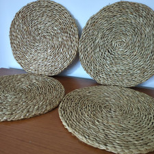 4 Vintage Natural Grass Reed