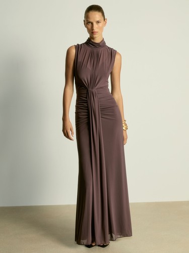 Reiss womens brown - womens, maxi