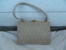 Vintage 1960s Vinyl Ivory /