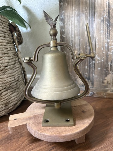 Vintage brass nautical ship - brass,