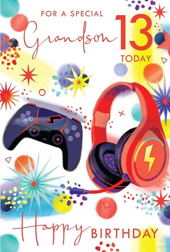 Grandson 13th birthday - 13th,
