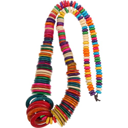 Coconut shell necklace women - shell,