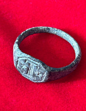 Antique Medieval Bronze Signet