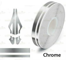 TWIN 4mm/2mm CHROME SILVER
