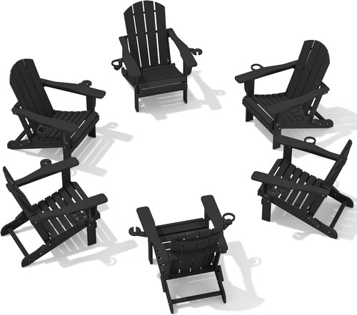 Hdpe folding adirondack - folding, chair