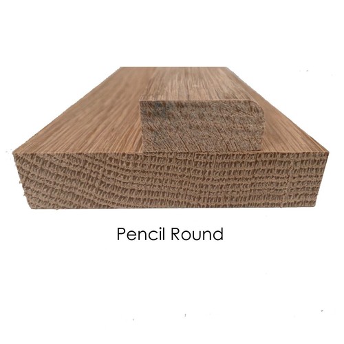 Solid oak door lining - oak,
