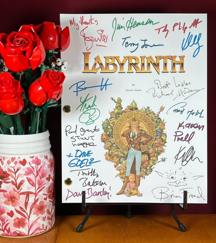 Labyrinth script signed - script, signed-