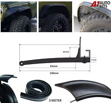 65mm 3 Meter Universal Wheel Trim Arch Extensions Fender Flares 4x4 Offroad Suv
