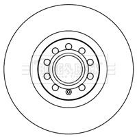 Borg beck bbd4733 - bbd4733, brake
