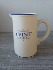 The 1869 Victorian Pottery Ceramic 1 Pint Jug
