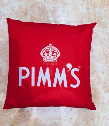 Red decorative throw cushion - decorative,
