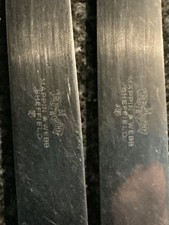 X2 Vintage cutlery Faux Bone