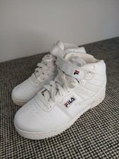 Kids Fila White Trainers Size