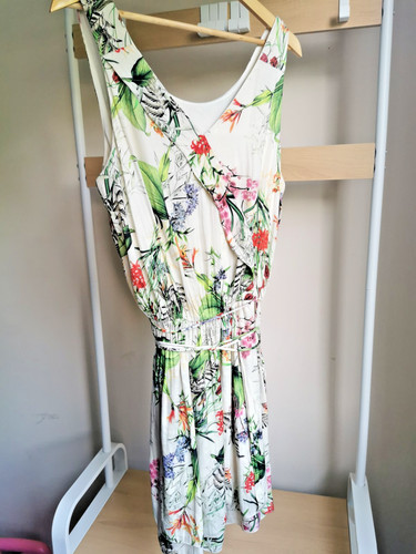 Floral dress size large - dress,