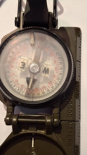 Vintage military compass - vintage, us