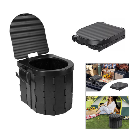 Folding toilet car outdoor - toilet,