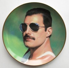 Freddie Mercury ' Mr Bad Guy ' Danbury Mint Porcelain Plate (Queen) Like New