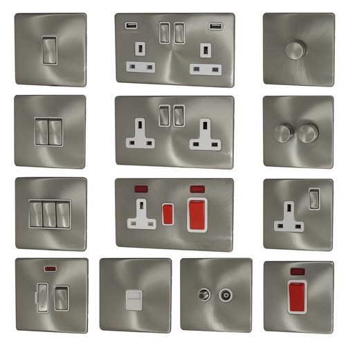 Brushed satin chrome - brushed,