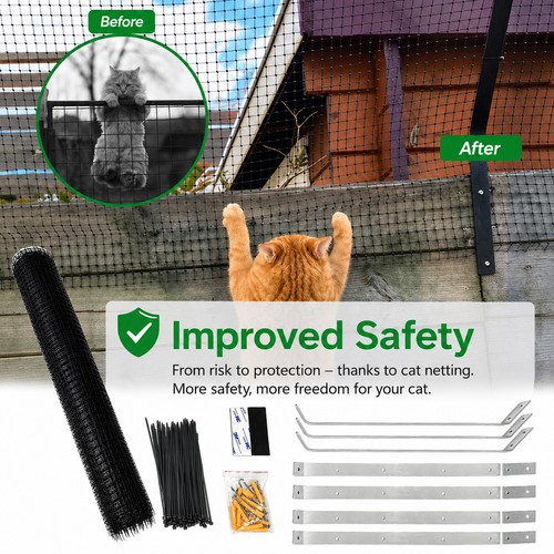 Cat proof fence - cat,