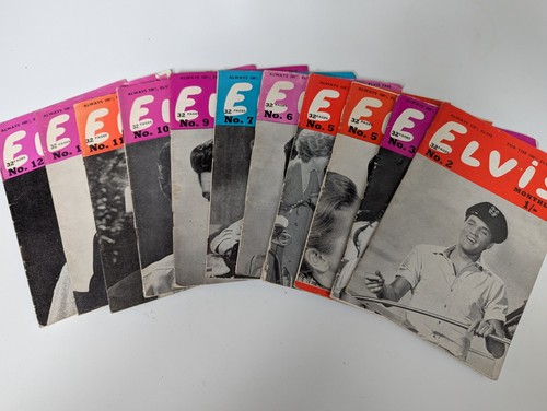 13x elvis monthly - monthly, magazines