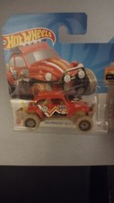 Hot Wheels Volkswagen Baja Bug Beetle Red Retro Car Treasure Hunt TH Short Card