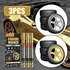 3x Liquid Mirror Gold Chrome