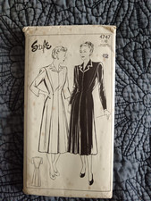 Vintange 1940's "Style" 4747 dress sewing pattern 42" Bust
