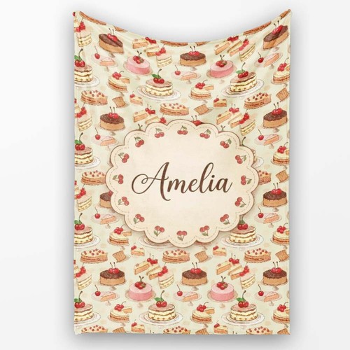 Soft fleece blanket vintage - fleece,