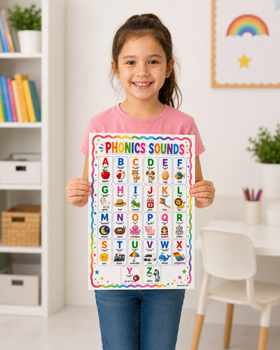 Laminated phonics sounds - laminated,