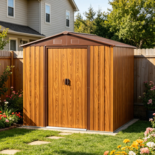 6x6 metal outdoor garden - metal,