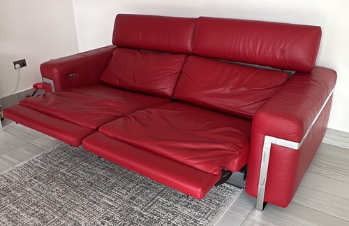 Red leather sisiitalia - leather,