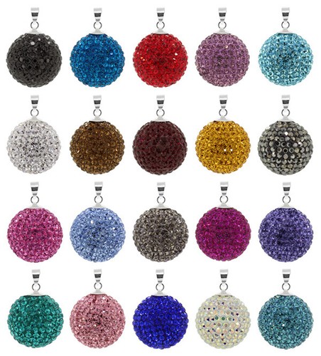 Sterling silver shamballa - silver,