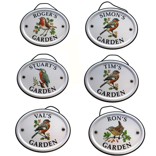 Garden sign personalised gift - garden,