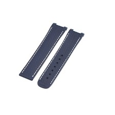 20mm Navy Blue Rubber Watch