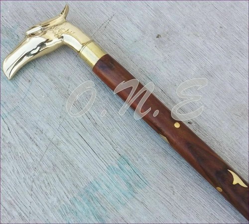 Vintage eagle brass handle - vintage,
