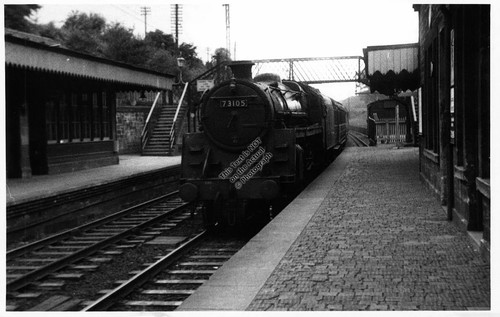1960 polmont train - polmont, station