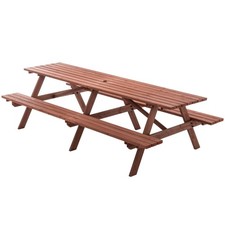 Extra Large Wood Picnic Table