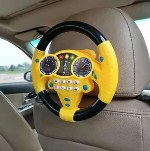 Kids steering wheel toy with - wheel,