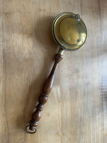 Mini vintage brass bed warmer - vintage,