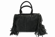 Topshop Dark Green Suede