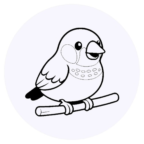 Zebra finch round - 24, finch'