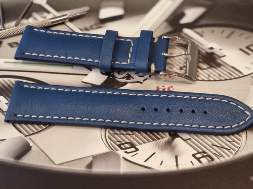 Blue italian calf - blue,